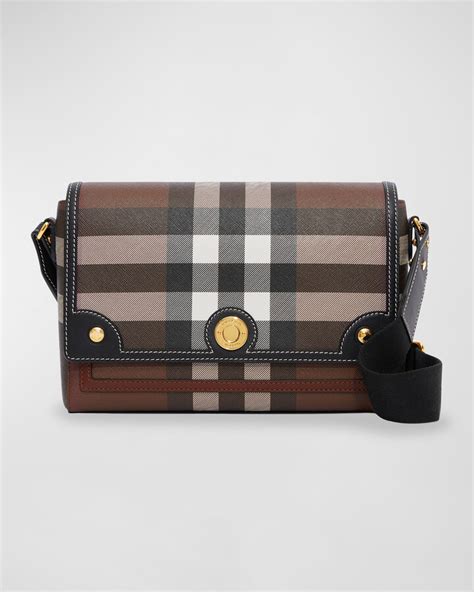 burberry canvas check|check e canvas crossbody bag.